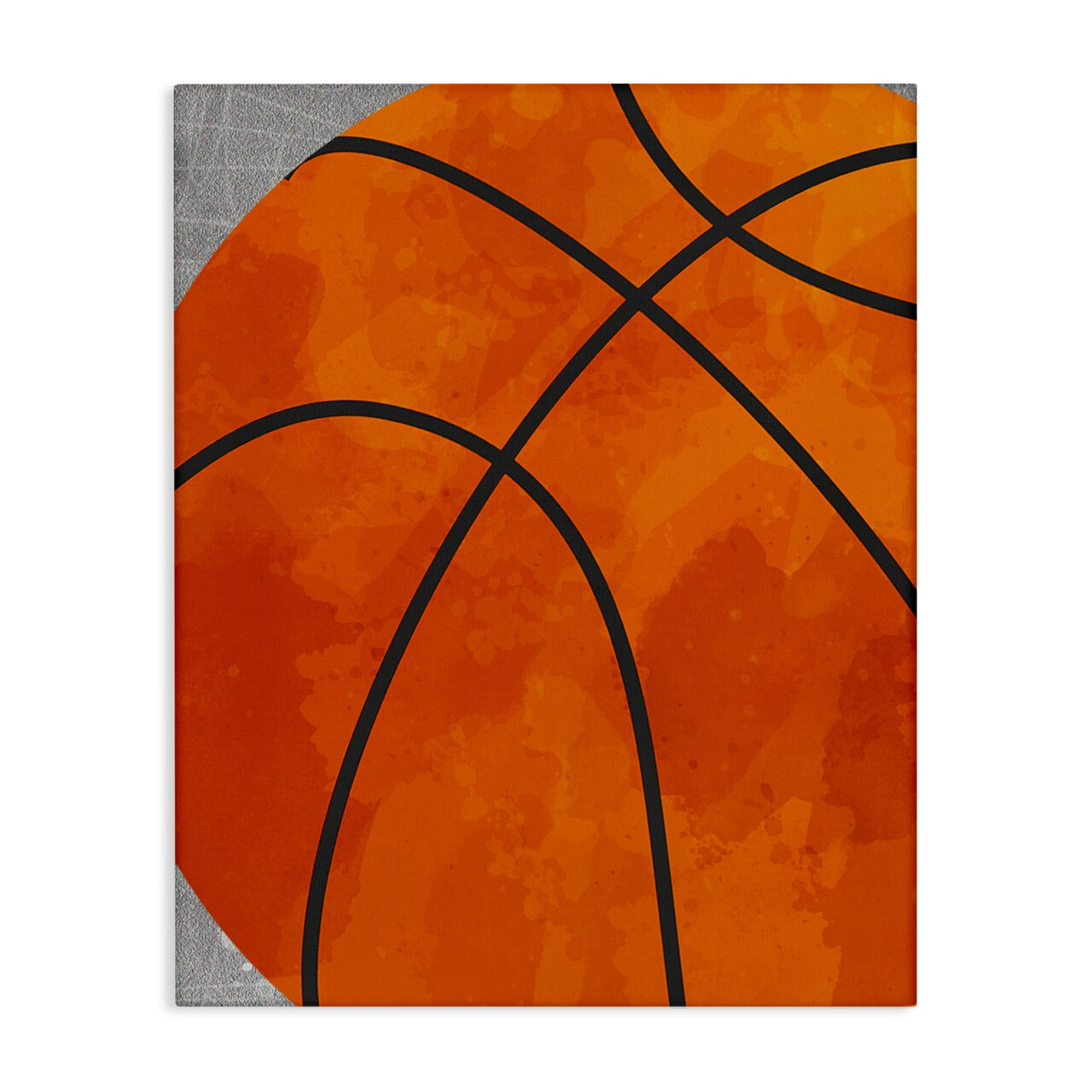 Stupell Industries Bouncing Fun Basketball Canvas, design by Christine Simpson Art